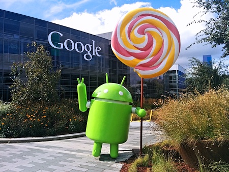Foto logo Android Lollipop