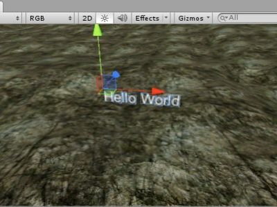 GUI Texture y GUI Text: ejemplo implementación en videojuego